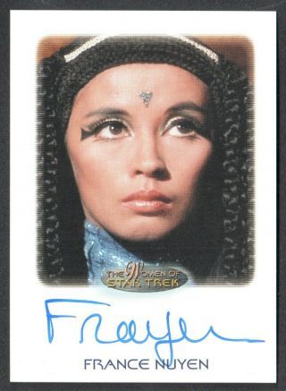The Women Of Star Trek (rittenhouse 2010) Autograph Card France Nuyen