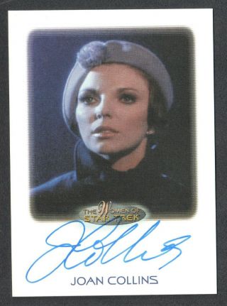 The Women Of Star Trek (rittenhouse 2010) Autograph Card Joan Collins