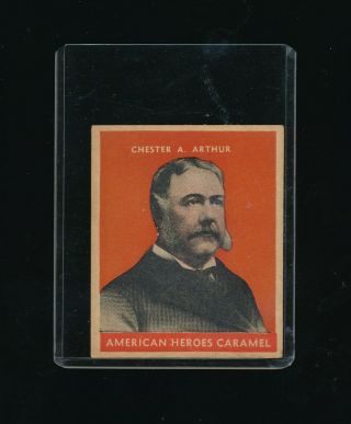 1932 U.  S.  Caramel Presidents Chester A.  Arthur Orange Vgex - Ex Only Example Ebay