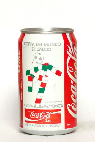 1990 Coca Cola Can From Italy,  Italia 