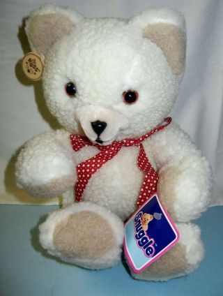 Lever Bros.  Snuggle Fabric Softener Stuffed Bear By Russ,  1986,