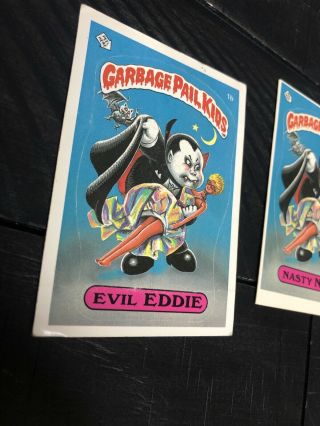 Garbage Pail Kids Series 1,  2,  and 3 in binder - Nasty Nick/Evil Eddie 3
