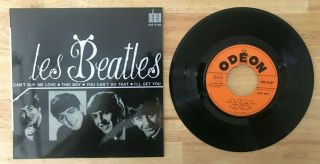 French Ep The Beatles Odeon Soe 3750 Cant Buy Me Love Rarest Sleeve