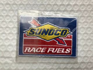 Sunoco Race Fuels Embroidered Iron On Uniform - Jacket Patch 3.  5 " X 2.  5 "