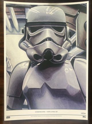 Stormtrooper,  Bb8,  Max - Topps Star Wars Living Set - 10x14 Fine Art Print Loy 3