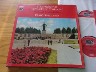 Tas Hmv Sls 897 Uk 1st Shostakovich - " Leningrad Symphony Paavo Berglund Nm
