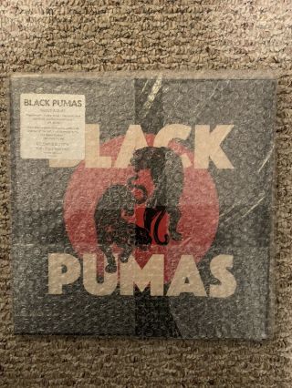 Black Pumas Rare Vinyl Colemine Black And Red Split
