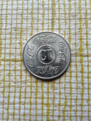 Coke Coca Cola Bottle Token Coin Curitiba Brazil Promo Advertising 1992