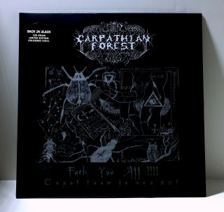 Carpathian Forest Fuck You All 180 - Gram Grey Color Vinyl 2xlp