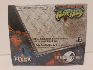 2003 Fleer Tmnt Teenage Mutant Ninja Turtles Shredder Strikes Box 36 Pack
