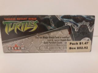 2003 FLEER TMNT TEENAGE MUTANT NINJA TURTLES SHREDDER STRIKES BOX 36 pack 3