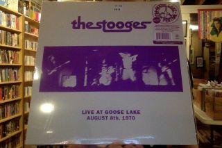 The Stooges Live At Goose Lake Lp Gray Cream Colored Vinyl Limited Indie