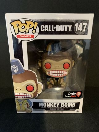 Funko Pop Call Of Duty Monkey Bomb 147 Gamestop Exclusive