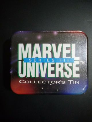1992 Skybox Marvel Universe Series 3 Factory Tin Set 200 Cards 5 Hologram