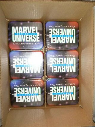 1992 Skybox Marvel Universe Series 3 Factory Tin Set 200 Cards 5 Hologram 3
