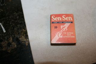Sen - Sen Confection Vintage Candy Box With Candy,  American Chicle Co.