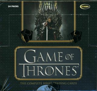 2020 Game Of Thrones Complete Series Factory Box W/ 2 Autographs