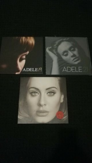 Adele 3 Albums Vinyl (19,  21 & 25) (like)