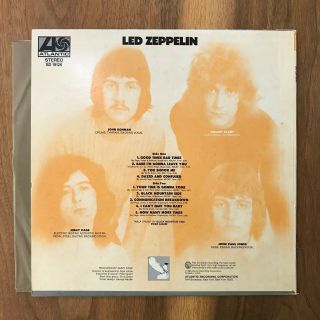 LED ZEPPELIN 1ST SELF - TITLED LP — ORIG PRESSING 1969 CAT No.  SD 19126 EX - / EX - 2