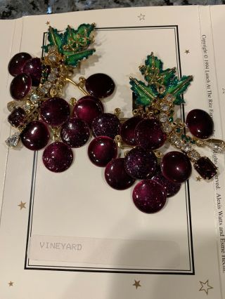 Lunch At The Ritz - Vineyard On Earrings