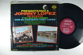 Johnny Lopez El Bravo Con Su Combo Latin Lp Guagunco Mono Ori? 12/10/65 Nm