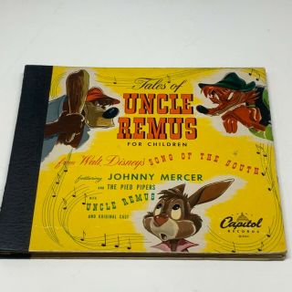 Walt Disney 1947 - Tales Of Uncle Remus - Songs Of The South - (3) 10 " - 78 Rpm