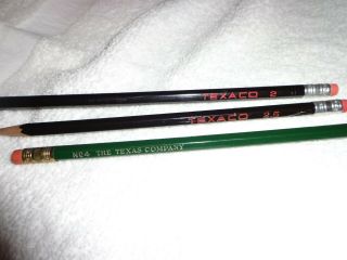 Vintage Texaco And The Texas Company Lead Pencils 3
