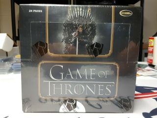 2020 Game Of Thrones The Complete Series Trading Cards Hobby Box In Hand