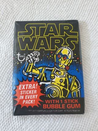1977 Topps Star Wars Trading Card Series 1 Wax Pack