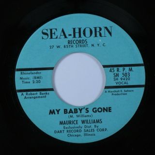 Northern Soul 45 MAURICE WILLIAMS Return SEA - HORN VG,  HEAR 2
