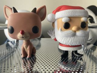 Funko Pop Oob Rudolph And Santa Claus (rudolph The Red Nosed Reindeer)