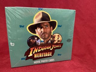 2008 Topps Indiana Jones Heritage Hobby Card Box 24 Packs.