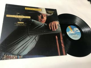 George Strait Strait From The Heart Country Promo Record Lp Vinyl Album