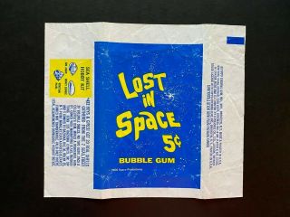 1966 Topps Lost In Space Wax Pack Wrapper - Nm