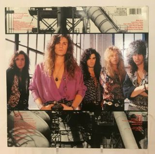 Steelheart I S/T Debut I 1990 Vinyl LP 1st Press 2