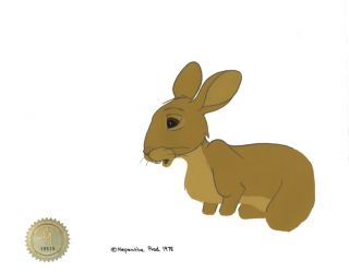 Watership Down Fiver 1978 Production Animation Cell Lje Seal 07 - 4