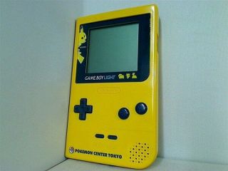 Game Boy Light Pikachu Yellow Gameboy Pocket Monster 5000 Limited Game Rare