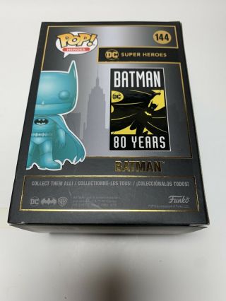 Teal Chrome Batman Funko Pop Heroes Limited Edition 50 Year Anniversary SDCC 3