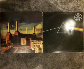 Selection Of Two Pink Floyd Lp Records,  Dark Side Of The Moon & Animals