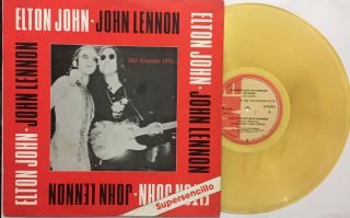 Elton John - John Lennon Rare Press In Colombia Vinyl Color Yellow