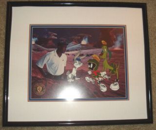 Warner Bros Looney Tunes Space Jam Michael Jordan Production Cel