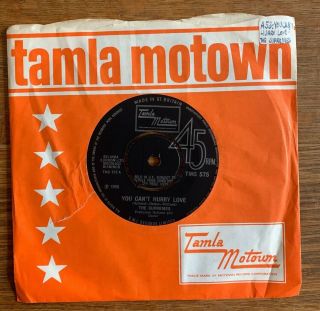 Motown - The Supremes You Cant Hurry Love - Tmg 575