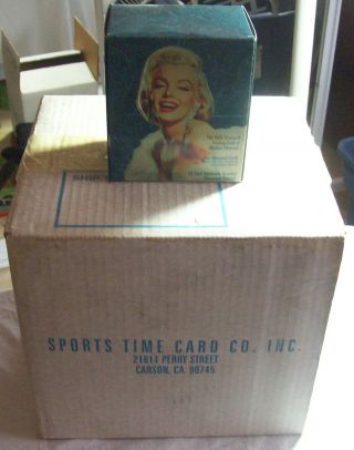 1993 Sports Time Card Company Marilyn Monroe Factory Case