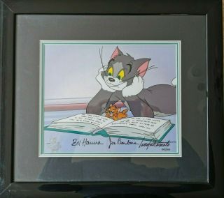 Tom Jerry Hanna Barbera Iowa Mouse Trouble Signed Limited Edition Animation Cel