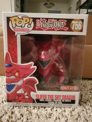 Funko Pop Yu - Gi - Oh Slifer The Sky Dragon Target Exclusive In Hand