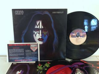 Kiss - Ace Frehley - Solo Lp Casablanca 1978 W/ Poster Vg,