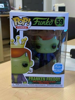 In Hand Franken Freddy Funko Pop Limited Edition