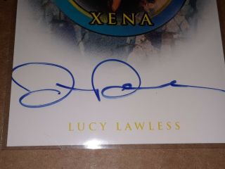 Xena Warrior Princess A1 Lucy Lawless Auto Card Autograph 2