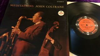 Rare 1966 John Coltrane Meditiations 1st Press Impulse Vg,  Vinyl Jazz Rvg