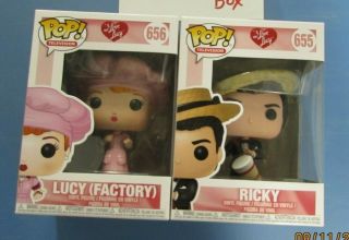 Funko Pop Television I Love Lucy And Ricky 655 And 656